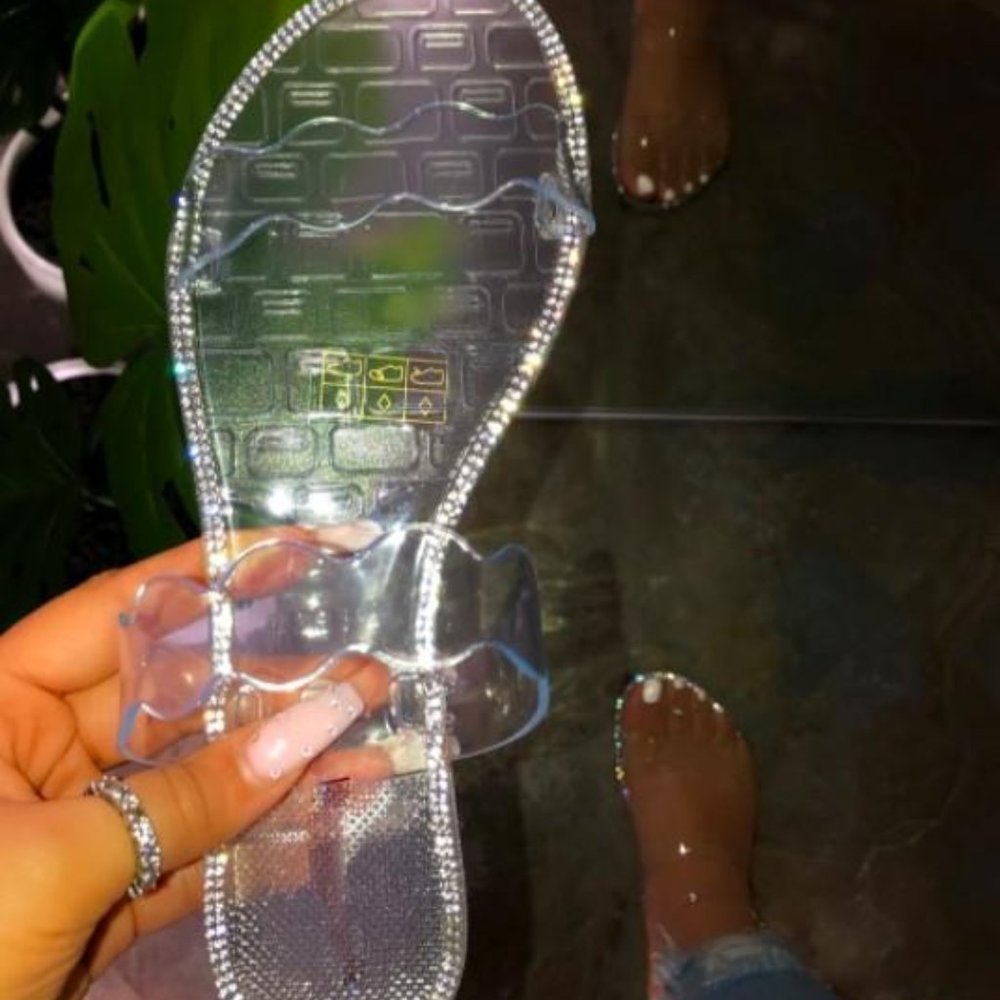 SIENNA SANDALS - Clear